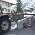 Drittleistung, Biomasse abholen