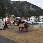 Spielplatz Schule winterfest machen