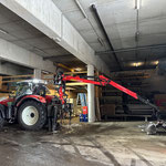 Abbau Kran Steyr 6240 CVT