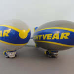 The Lightyear Blimp - Euro version (l) vs. The Lightyear Blimp - US version (r)