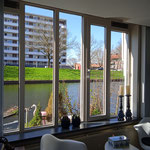 Bed & Breakfast Amsterdam West - la chambre avec vue sur le canal