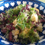Avocado-Kidneybohnen-Pfanne
