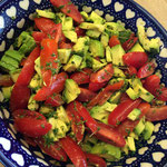 Tomaten-Avocado-Salat
