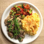 Pilzpfanne mit Rucola