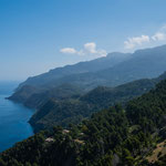 Blick auf das Tramunta Gebirge Mallorca