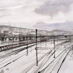 View from Hardbrücke - sold