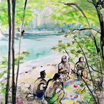 Werdinsel, 30x40cm - sold