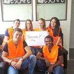 Das Team Mädelsabig war heute zum ersten mal in einem Escape Room unterwegs. Ihr Ziel in 23 Minuten wieder draussen zu sein haben sie zwar nicht geschafft...;-) aber das Team war sehr stark und schaffte es mit den bisher wenigsten Tipps noch rechtzeitig.