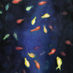Schwarm / Öl auf Leinwand 60 x 80 cm 2020 (verkauft)