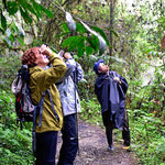 Ines (die mit der Regenpellerine) ist ein wandelndes Lexikon. Es wird die interessanteste Führung, die wir bisher hatten.