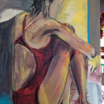 DER ROTE BADEANZUG - 2014 - 50cm x 70cm unverkäuflich