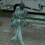 Patrick Kavanagh Statue (2005年9月撮影／KOBAYASHI)