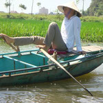 Fuß-Ruderer in Nordvietnam