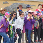 Koreanische Touristen, West-China