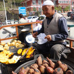 Uigurischer Verkäufer, Xinjiang, China