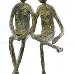 Les deux soeurs, h.27 cm