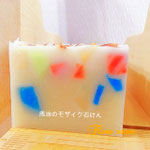 馬油のモザイク石けん