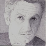 Retrato del actor americano Sean Penn
