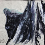 oil paint on toilet paper, 2023