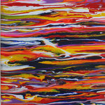 KERSTIN SOKOLL, Colors, 2017, A082, 20 x 20 cm, SOLD
