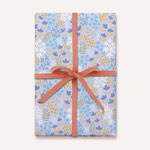 Geschenkpapier – Blumentraum Blau