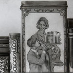 Protección 2014 || Técnica mixta sobre tabla 19X50 cm.