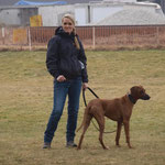 Nadine mit Nala