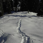 Unsere Spur im Schnee