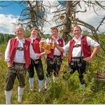 Posaune: Anton Jörg, Peter Heiligensetzer, Hubert Auffinger und Stefan Heiligensetzer (v.l.n.r.) 