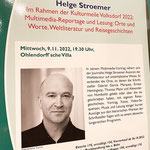 Ankündigung-Ohlendorff'sche Villa, Hamburg, Helge Stroemer, Multimedia-Vortrag am 9.11.2022