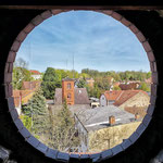 Blick Richtung Süd, im Hintergrund das Lübbenauer Schloss.