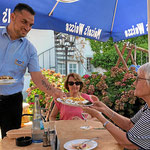 Sommer im Gartenrestaurant