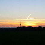 norddeutscher Sonnenuntergang (sind leider nur Handybilder)