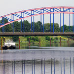 "Brücke (7-12943)" - Copyright by Franz Walter - Karl-Lehr-Brücke über die Ruhr - Duisburg