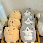 かわいい猫グッズ入荷しました！向かって右は巾着です。他に大きめ保冷バッグもありますよ～！