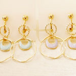 揺れるタイプのイヤリングです。税込￥660