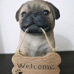 welcomeボードで可愛くお出迎え！玄関のディスプレイにいかがですか？(*'▽')　W100×H150×D125㎜　￥4,290