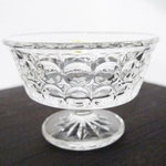 【日本製 庄内craft】職人による硝子のデザート器です。涼感デザートにぴったりです。￥1,430