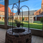 Der Brunnen war jeweils unser Treffpunkt