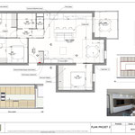 Réaménagement et décoration d'un appartement à Carros - Le plan de l'appartement après