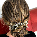 Braut styling #Braut Haarschmuck # Braut Frisur #Mobile Visagistin #Braut Hairstylist