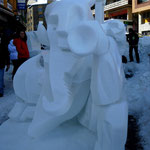 "SÀTIR"- Snow (1st prize) (200x200x200 cmt.)