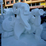 "SÀTIR" - Snow (1st prize) (200x200x200 cmt.)