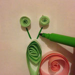 A l'aide d'un stylo vert, dessine les cornes de l'escargot.