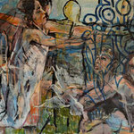 WEISSE TAUBE - Acryl