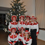 Unterhaltungsprogramm durch Groß Laascher Line Dancer, Weihnachtsfeier, Gemeinde und VS, Verein Groß Laasch Flexibel, Foto Andrea Weinke