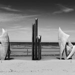 Monument des braves plage d’omaha Beach Commune de saint Laurent sur mer