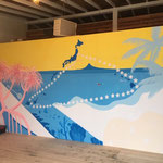 アミューズ海の家　浜唄 2019年７月1日〜８月31日 壁画