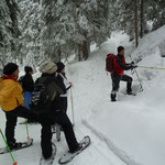 AKUT Schneeschuhwanderung Birgitz Kopfl 2012