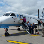With Logan air to the islands